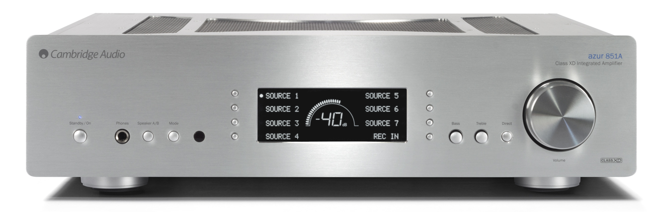 Cambridge Azur 851A Flagship Integrated Class XD Amplifier (silver)(each) - Click Image to Close